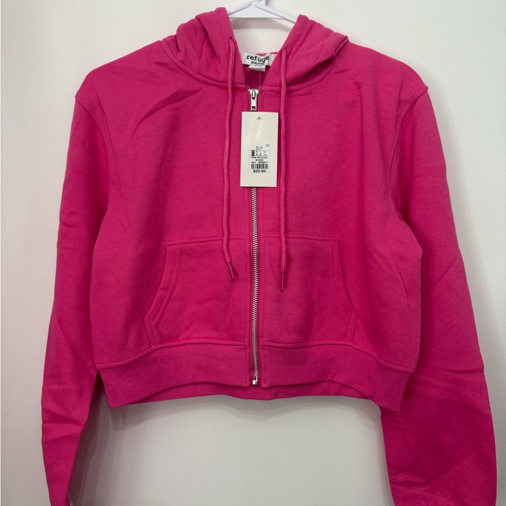 Refuge Vibrant Pink Women's Hoodie Jacket